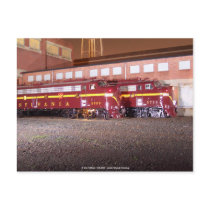 Pennsylvania Railroad (JTFS)Night Photo Shoot postcards