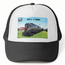 Pennsylvania Railroad Locomotive GG-1 #4800 -2- Trucker Hat