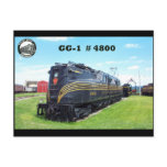 Pennsylvania Railroad Locomotive GG-1 #4800 -2- Postcard