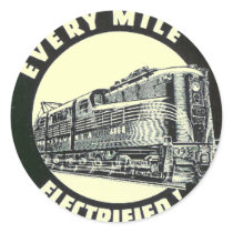 Pennsylvania Railroad Locomotive GG-1 #4800 stickers