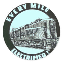 Pennsylvania Railroad Locomotive GG-1 #4800 stickers