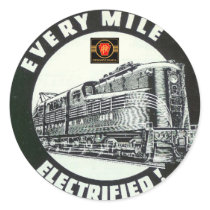 Pennsylvania Railroad Locomotive GG-1 #4800 stickers