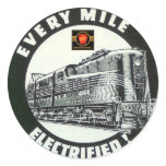 Pennsylvania Railroad Locomotive GG-1 #4800 stickers