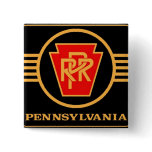 Pennsylvania Railroad Logo, Black & Gold