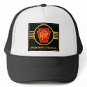 Pennsylvania Railroad Logo, Black & Gold hats by stanrail Pennsylvania Railroad Logo, Black & Gold hats