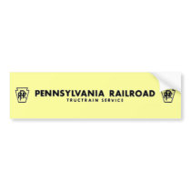 Pennsylvania Railroad TrucTrain Service Bumper Sticker