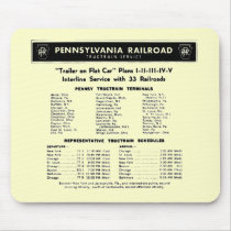 Pennsylvania Railroad TrucTrain Service Mouse Pad