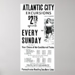 Pennsylvania-Reading Seashore Lines 1962 Poster