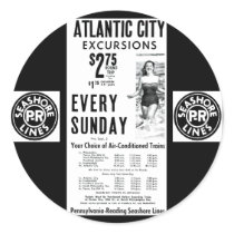 Pennsylvania-Reading Seashore Lines 1962 stickers