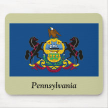 Pennsylvania State Flag Mouse Mat