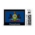 Pennsylvania State Flag postage