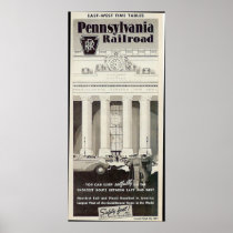 Pennsylvania Station New York ,Timetable 1941 Poster