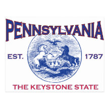 PENNSYLVANIA The Keystone State Postcard