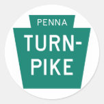 Pennsylvania Turnpike Round Sticker