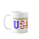 Pennsylvania USA! mugs by All50States Pennsylvania USA! mugs