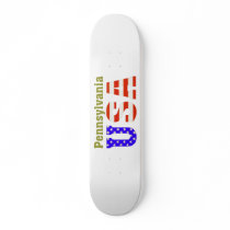 Pennsylvania USA! Skateboard.