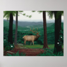 Pennsylvanian Elk Print