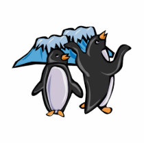 Penny and Perry Penguin photo sculptures by BisforBirds Penny and Perry Penguin photo sculptures