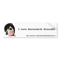 Penny and Snickerdoodle Bumper sticker bumper stickers