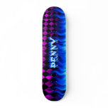 Penny blue fire Skatersollie skateboard.