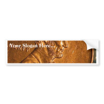 Penny Cents Copper Lincoln Bumper Stickers