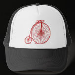 Penny Farthing - Ruby Red hats