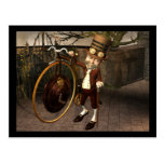 Penny Farthing Steampunk Postcards