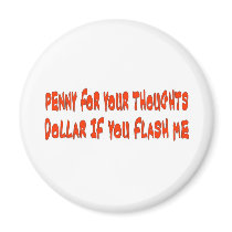 PENNY FOR YOUR THOUGHTS MAGNET