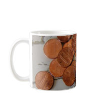 Penny for Your thoughts mugs by Debrene Penny for Your thoughts mugs