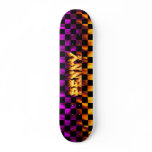 Penny skateboard fire and flames design.