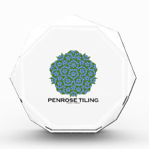 Penrose Tiling (Five-Fold Symmetry) Acrylic Award