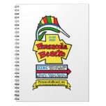 Pensacola Beach Sign Spiral Notebook notebooks