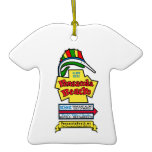 Pensacola Beach Sign T-Shirt Ornament ornaments
