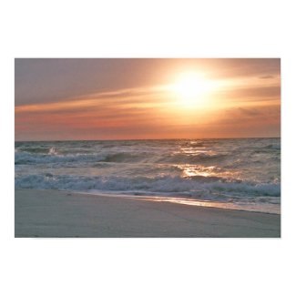 Pensacola Beach Sunrise Poster print