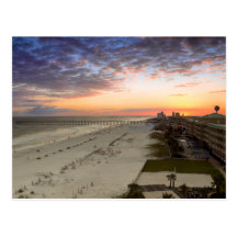 Pensacola Beach Sunset Post Card