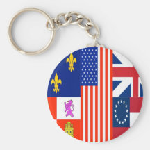 Pensacola Flag Key Chains