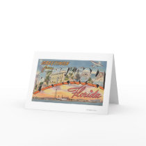 Pensacola, Florida - Large Letter Scenes 2 Greeting Cards