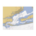 Pensacola, Florida Nautical Harbor Chart Postcard by sailorpatp Pensacola, Florida Nautical Harbor Chart Postcard