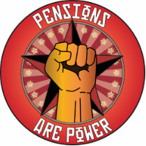 Pensions Are Power photo sculptures by busybrain Pensions Are Power photo sculptures
