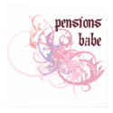 Pensions Babe posters