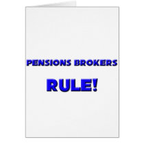Pensions Brokers Rule! cards by professions Pensions Brokers Rule! cards