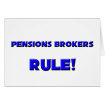 Pensions Brokers Rule! cards by professions Pensions Brokers Rule! cards