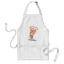 Pensive Pizza Slice Apron aprons