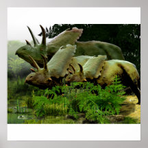 Pentaceratops from New Mexico Print