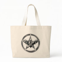 Pentacle Bat Canvas Bag