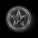 Pentacle Bat Pinback Buttons
