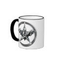 Pentacle Bat mugs