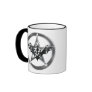 Pentacle Bat Mugs