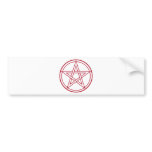 Pentacle Bumper Stickers