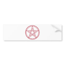Pentacle bumper stickers by MacXever Pentacle bumper stickers